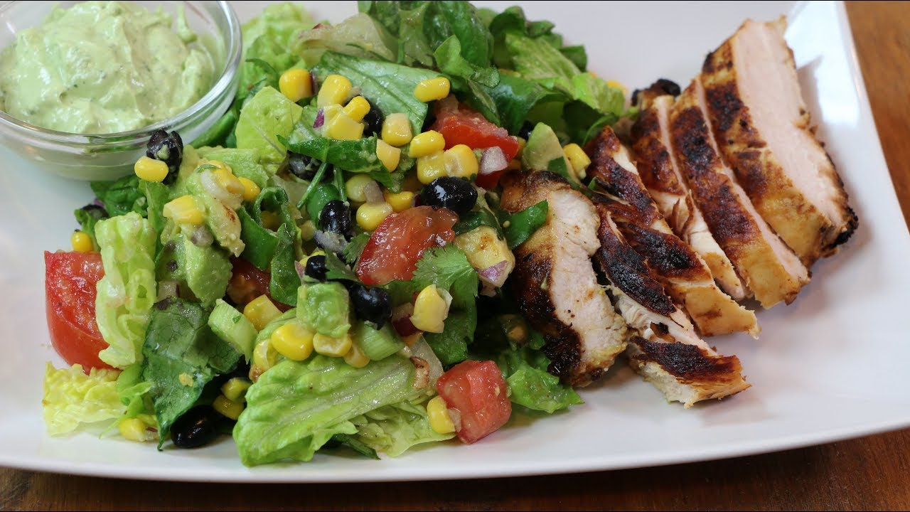 Southwestern Chicken Salad - How to Make Southwestern Chicken Salad with Creamy Avocado Dressing