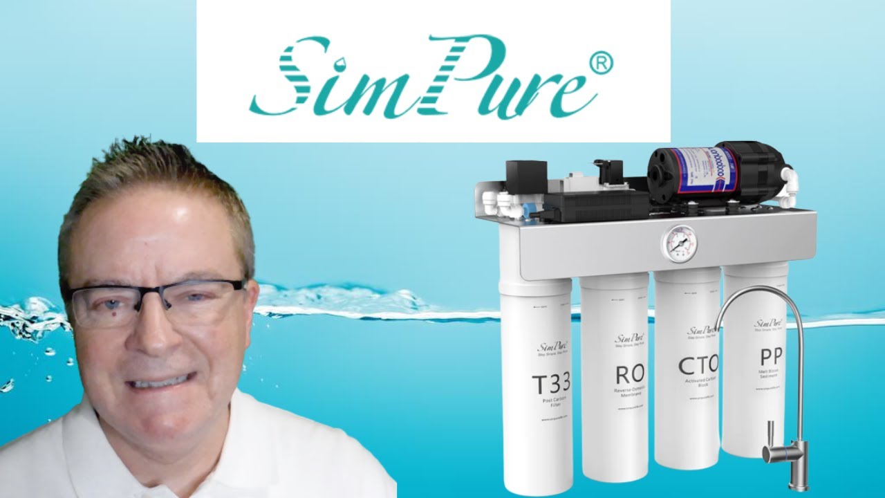 SimPure T1-400 REVERSE OSMOSIS TANKLESS WATER FILTRATION SYSTEM INSTALLATION  & WATER TESTING REVIEW