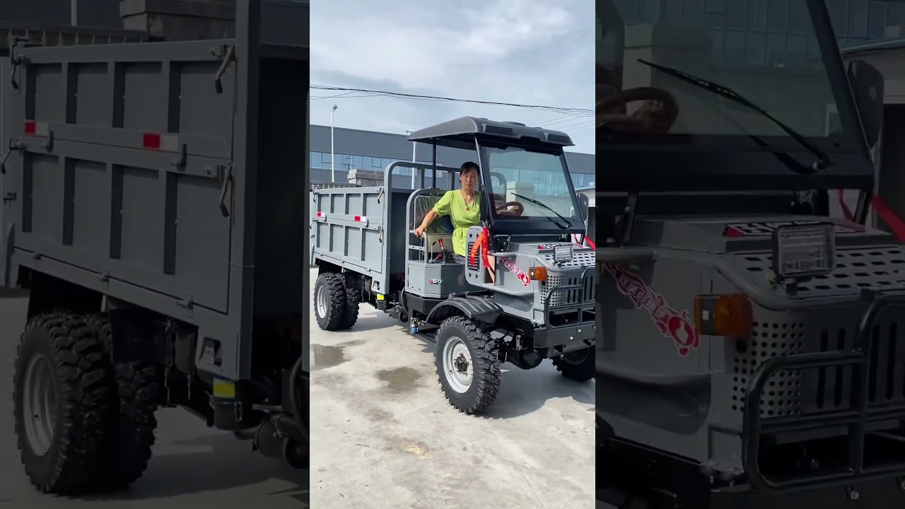 Tianyuan 4WD Farmer Vehicle | Mountain Transport Farm Truck in Action 🚜#farmvehicles #viralvideo