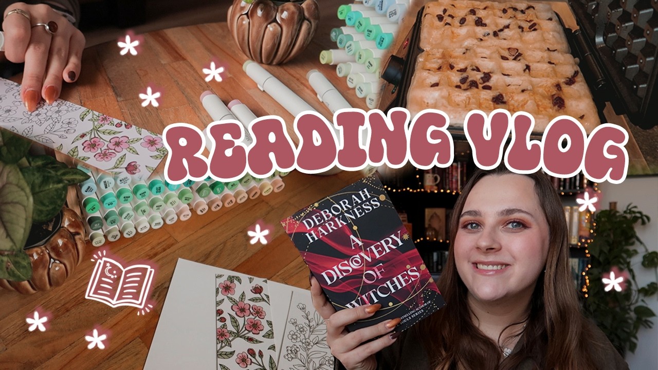 🌷📖DRAWING BOOKMARKS & A SOME NEW BOOKS📖🌷#172