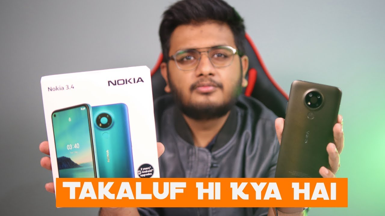 Nokia 3.4 Unboxing | Takaluf Hi Kya Hai!
