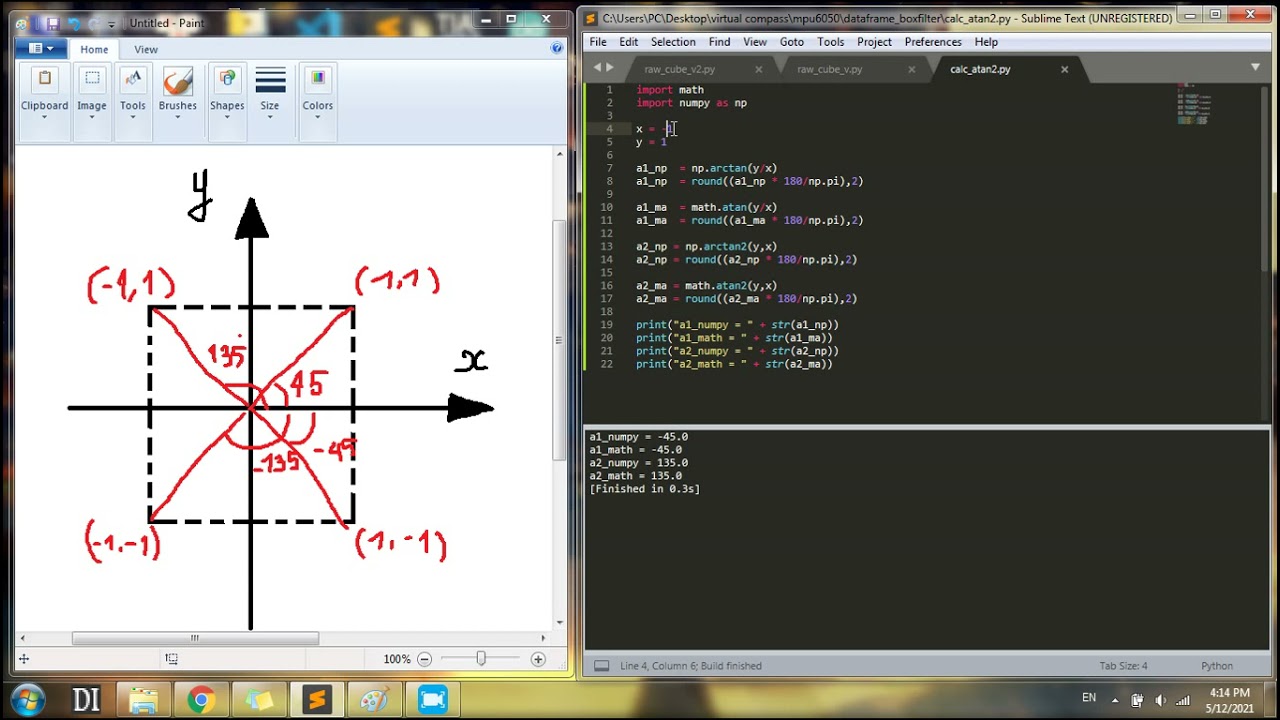 Python_24 Atan2 function