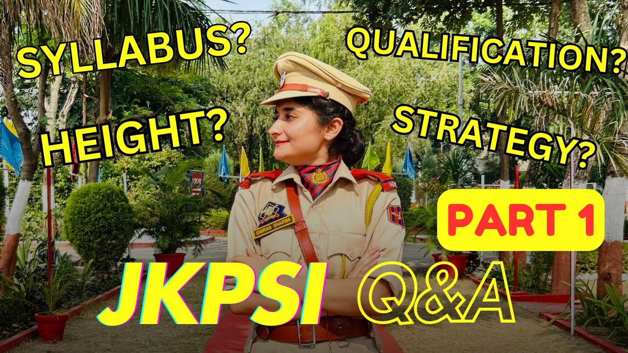 JK POLICE SUB-INSPECTOR || Q&A Video || MY FIRST YOUTUBE VIDEO 🧿❤️