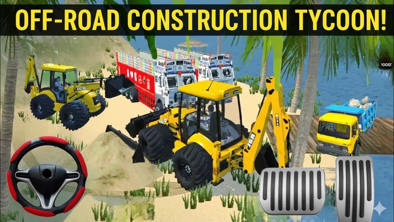 Drive JCB and Uploading Bori From Truck 🚒 | @DesiSim-t6y