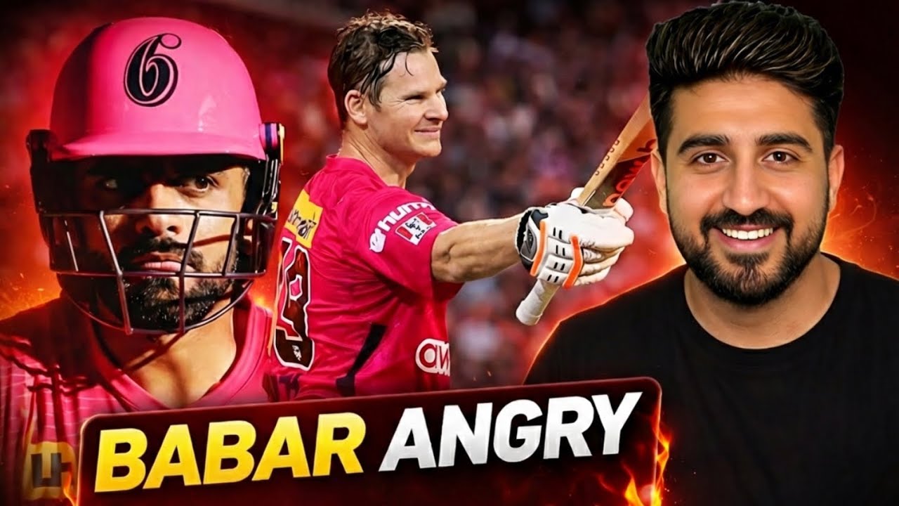 🔥 Babar Azam ANGRY on Steve Smith | Shocking Moment in BBL!