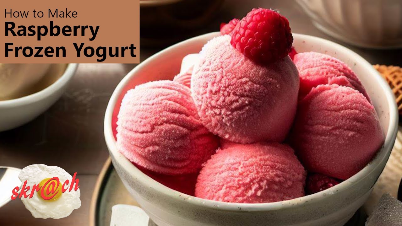 How to Make Raspberry Frozen Yogurt