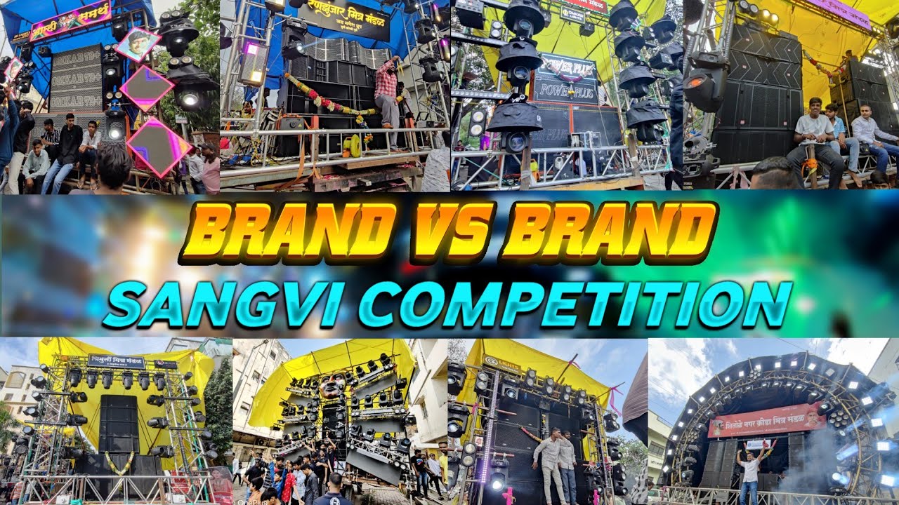 BRAND VS BRAND SANGVI COMPETITION | LLOYD LEE | MM ACOUSTIC | JBL VTX | OMKAR 72 | SOUND TUBE