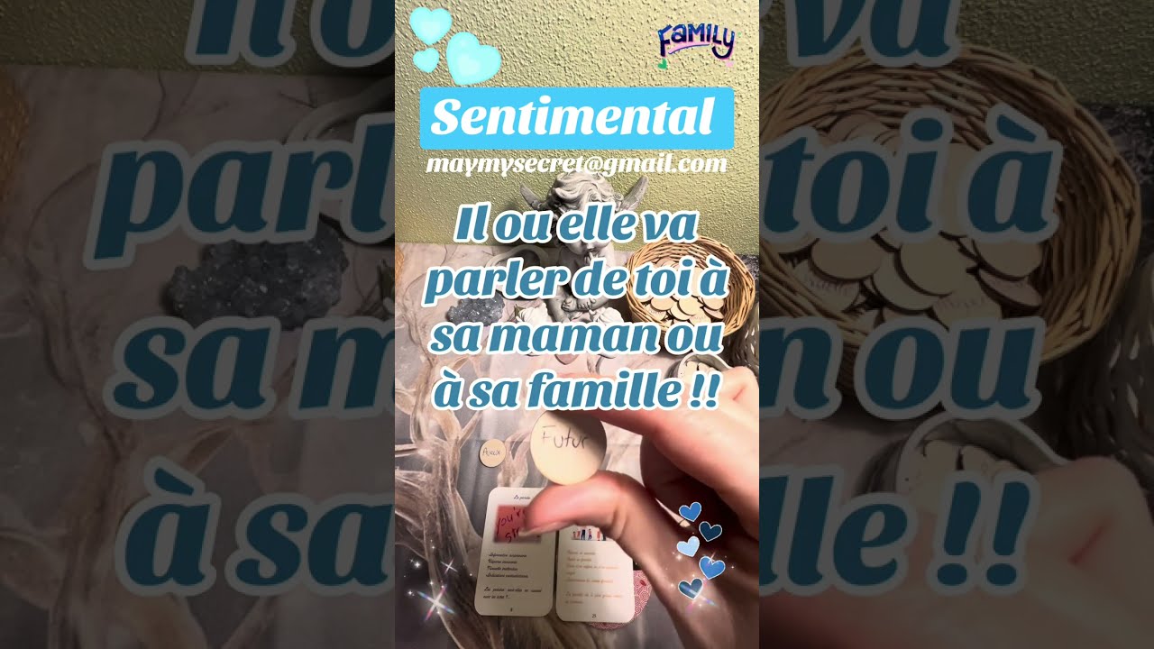 Il/elle va parler de toi à sa maman ou à sa famille !! 🌟❤️