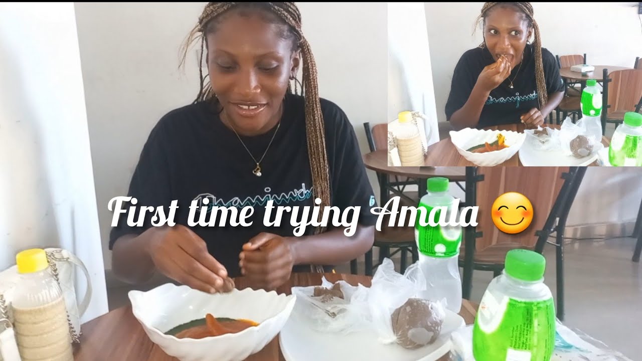 First time trying Amala 🤤🤗|food 😋|@twistandturns1212