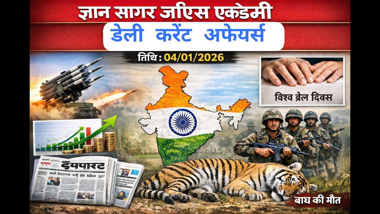 05 January 2026 Current Affair ||Quiz || STATIC GK