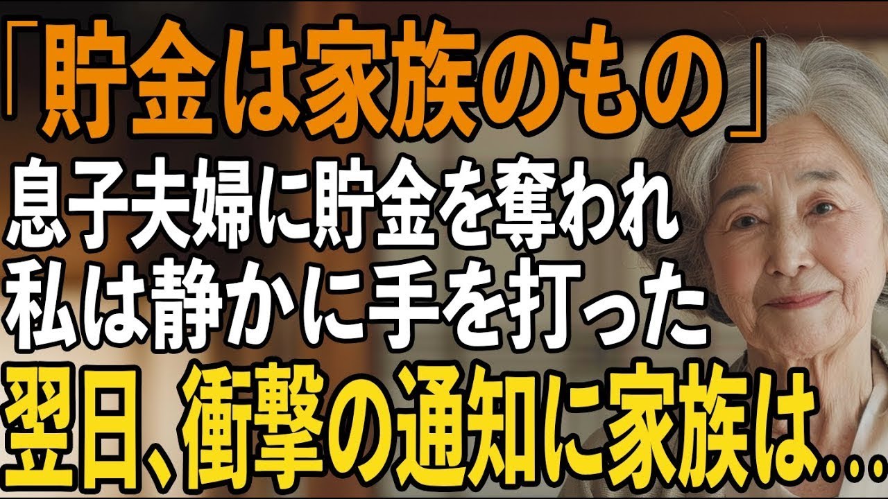 「母さんのお金は俺たちのもの」私の老後の貯金を勝手に使う息子夫婦に、“逆転の一手”を仕掛けた結果…【シニアライフ】【60代以上の方へ】