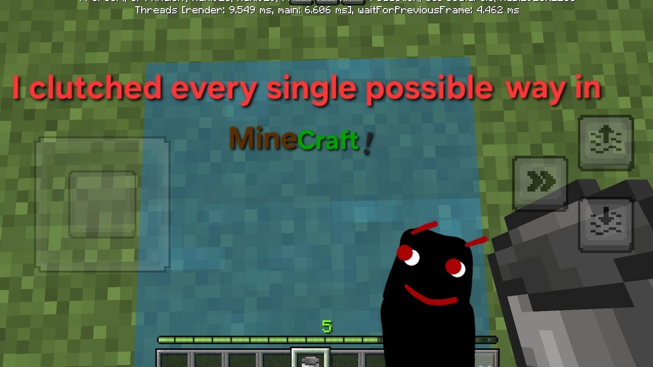 I clutched every single possible way in MineCraft! Black-red dragon 