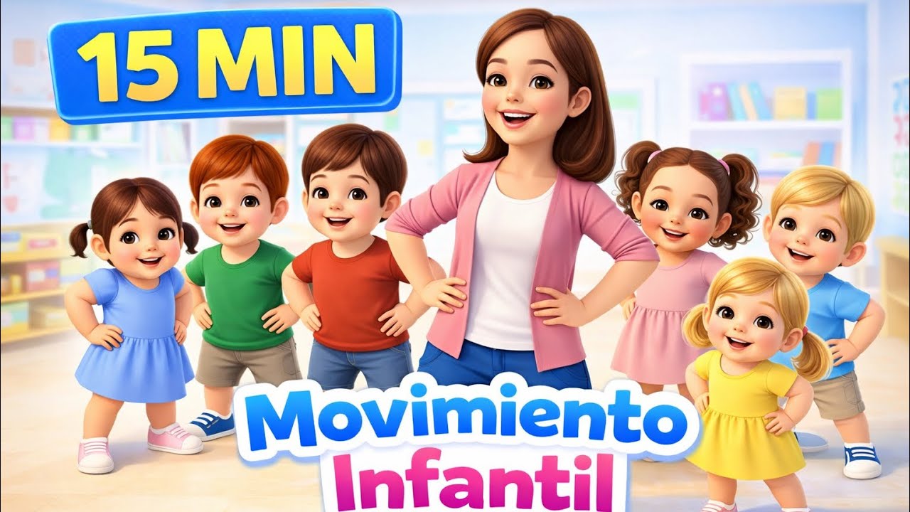 15 MINUTOS de Movimiento Infantil | Canciones Infantiles| Peques de Luz