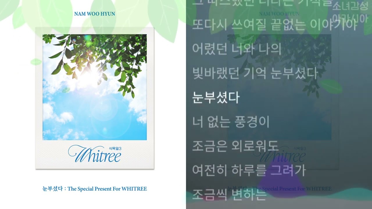 남우현 -  눈부셨다