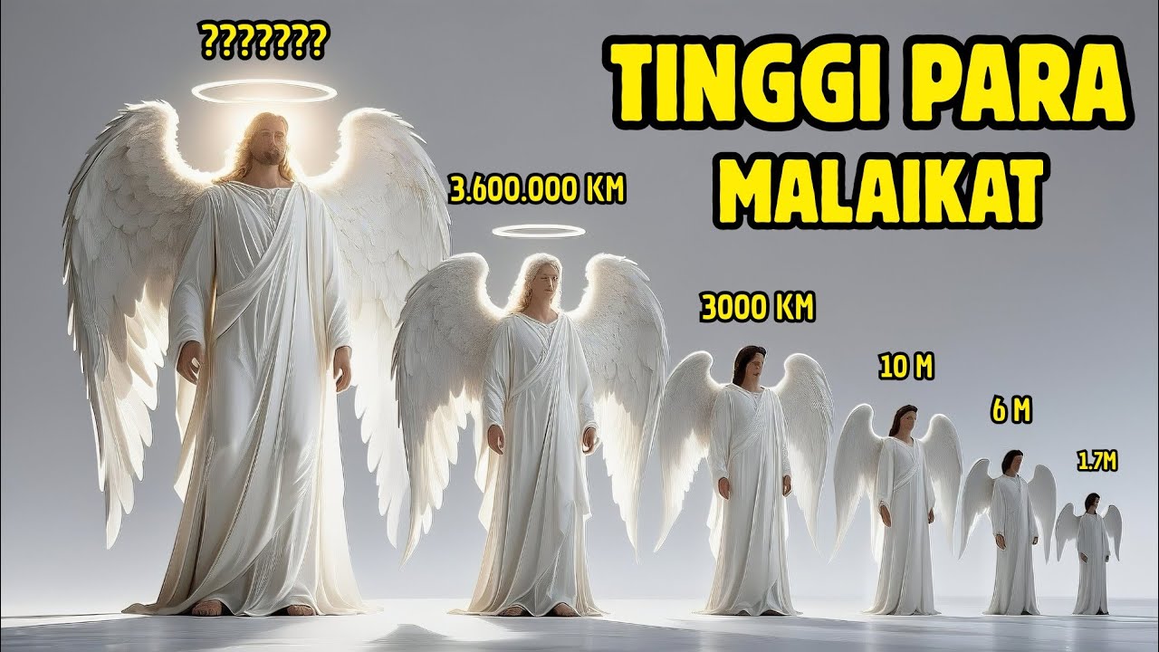TERUNGKAP!! Inilah Perbandingan Tinggi Para Malaikat Yang Sangat Menakjubkan!!
