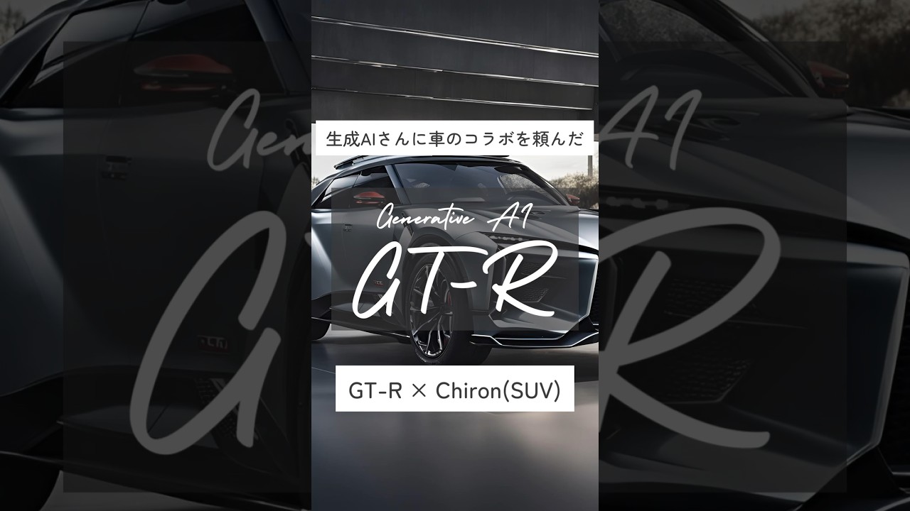 GT-R × Chiron SUV Version. 