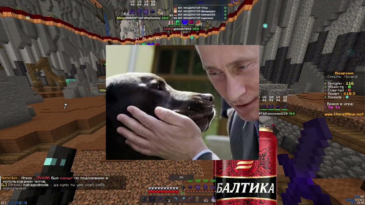 +1 вредитель на cheatmine за 9 минут