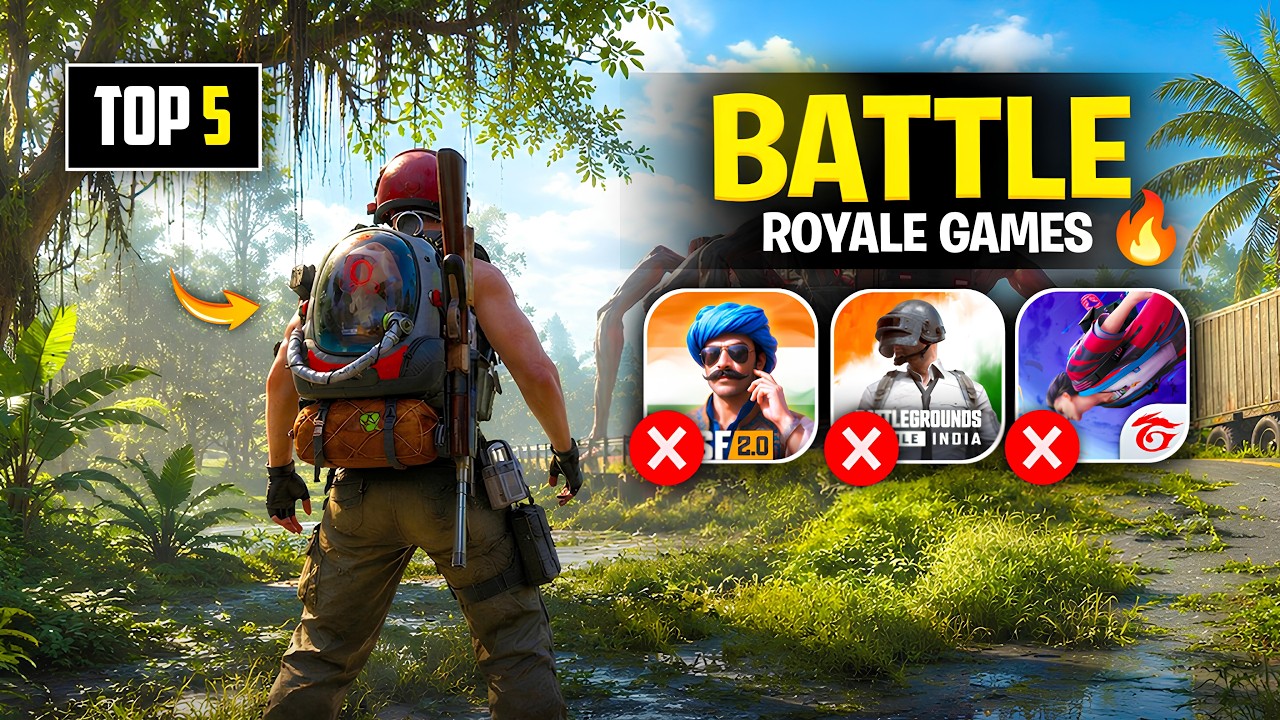 Top 5 New Battle Royale Games for Android & iOS 2026 | Hidden Battle Royale Games for Android🔥