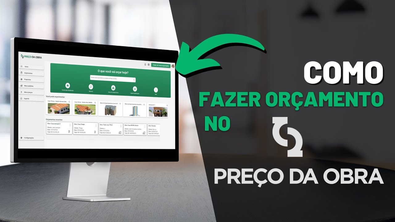 Como fazer Orçamento e Gerar Proposta no Sistema Preço da Obra [Atualizado]