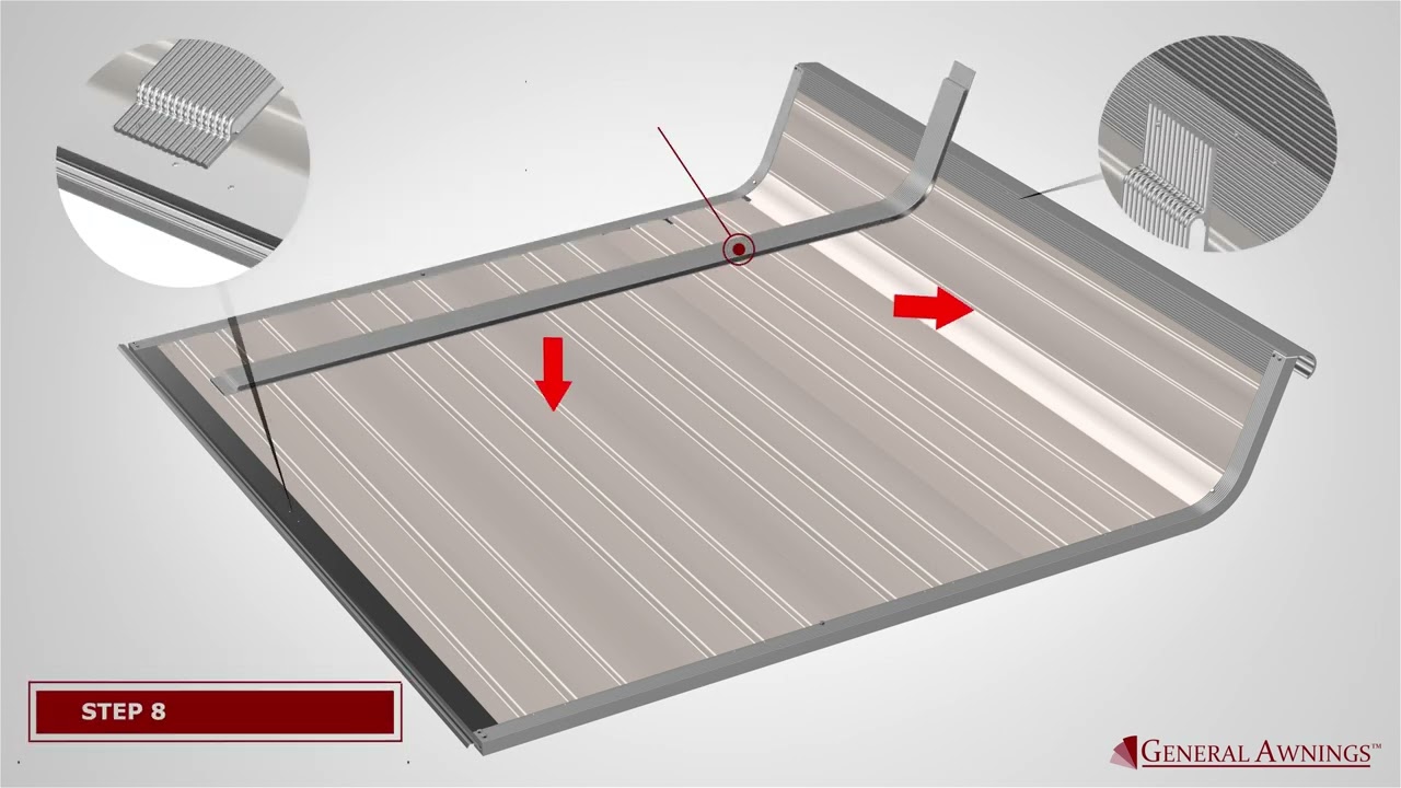 1500 Series Door Canopy assembly and installation