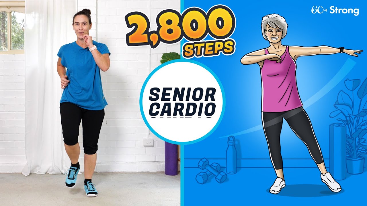 Senior Cardio Workout (over 2,800 steps)