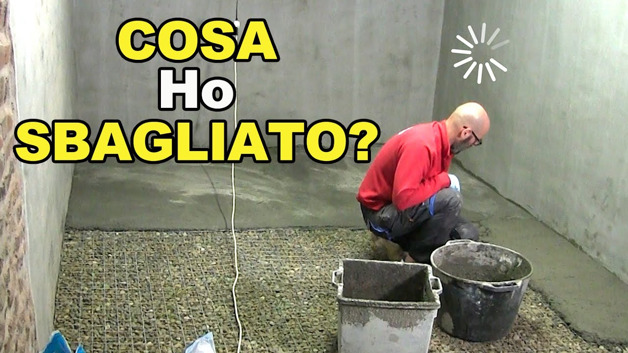 Creare pavimento in CalceStruzzo, ERRORI Fatti!