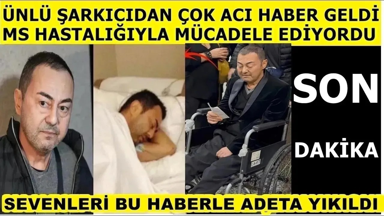 Serdar Ortaç ''kaybettim' diyerek kötü haberi verdi! ms hastalığıyla mücadele ediyordu çok acı haber