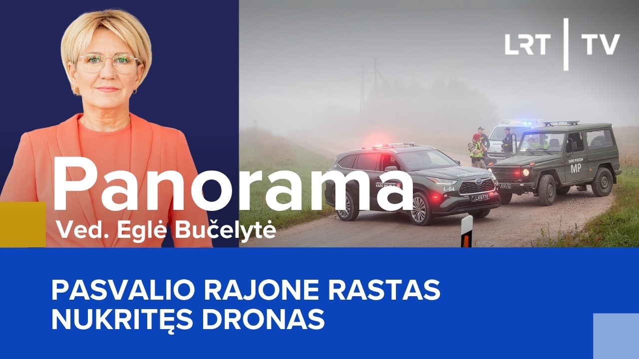 Pasvalio rajone rastas nukritęs dronas | Panorama | 2026-09-16