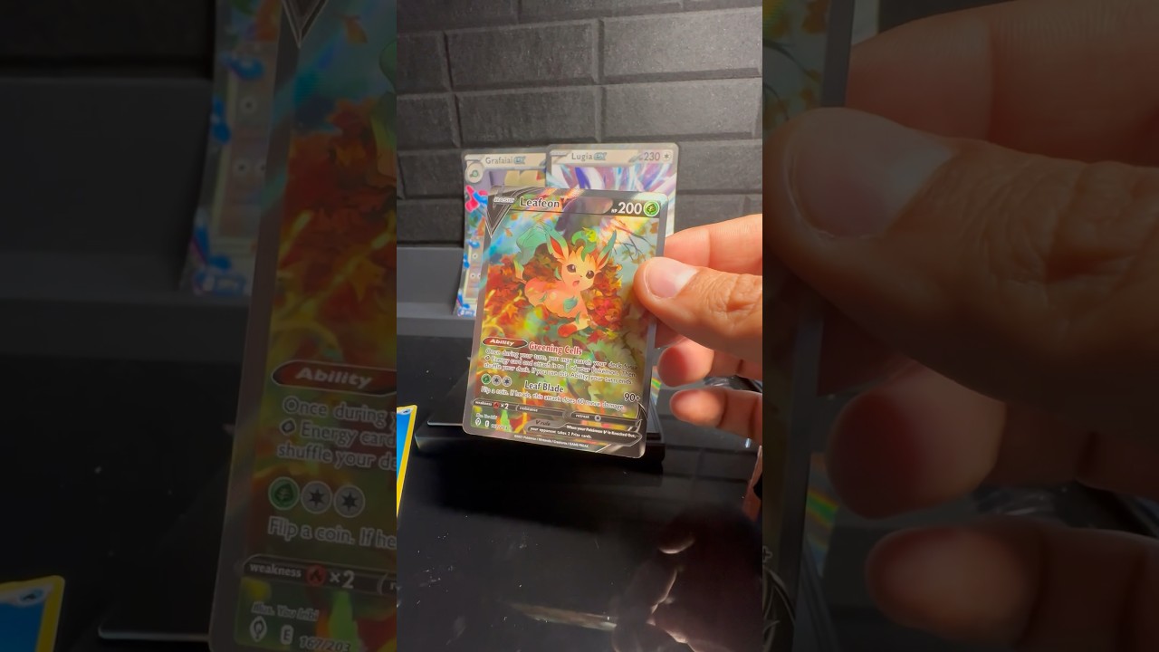 Pok&eacute;mon evolving skies weighed pack.  Is it true?  Leafeon Alt art