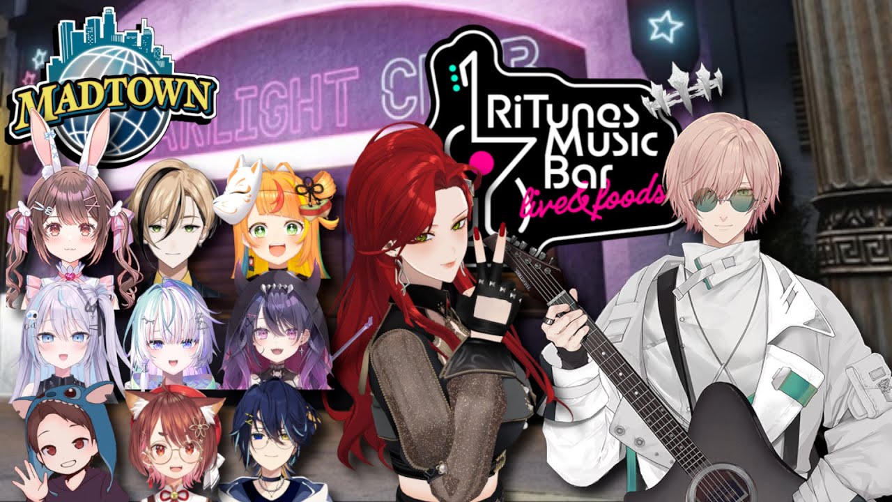 [MADTOWN S2] Day 8 Sessions @ RiTunes Music Bar + Reactions [Rikka律可 x ファムファタル x 鴉紋ゆうく]