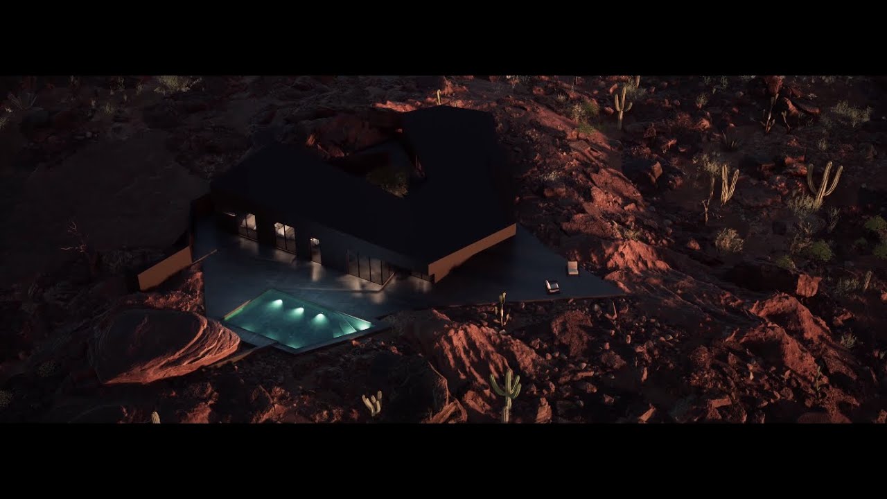 Twinmotion 2023 : Cinematic 3D Animation Interior and exterior scene render. (No PT / No Lumen)
