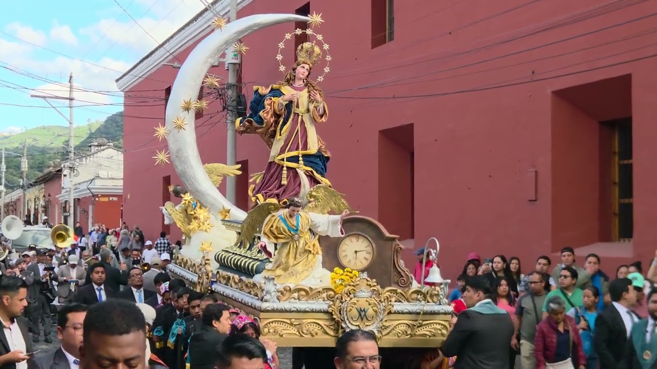 Cortejo Inmaculada Concepción- Catedral Antigua Guatemala - 2025