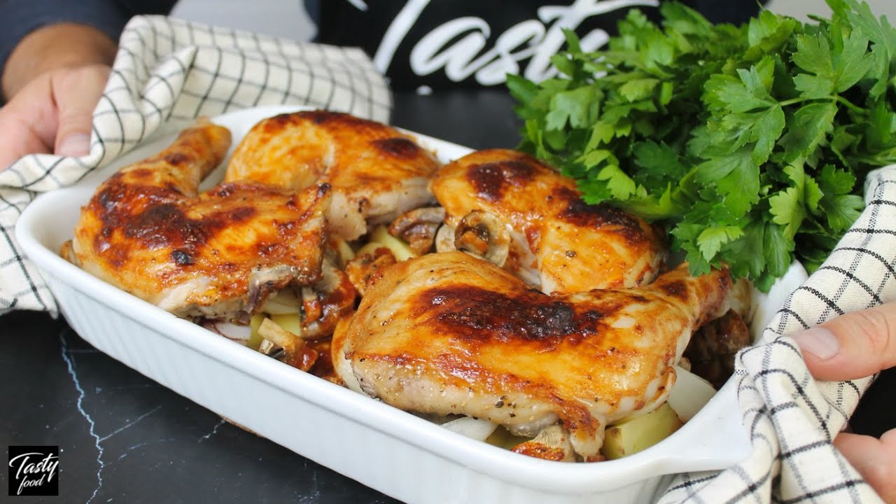 Как Вкусно Приготовить Курицу на Ужин в Духовке!