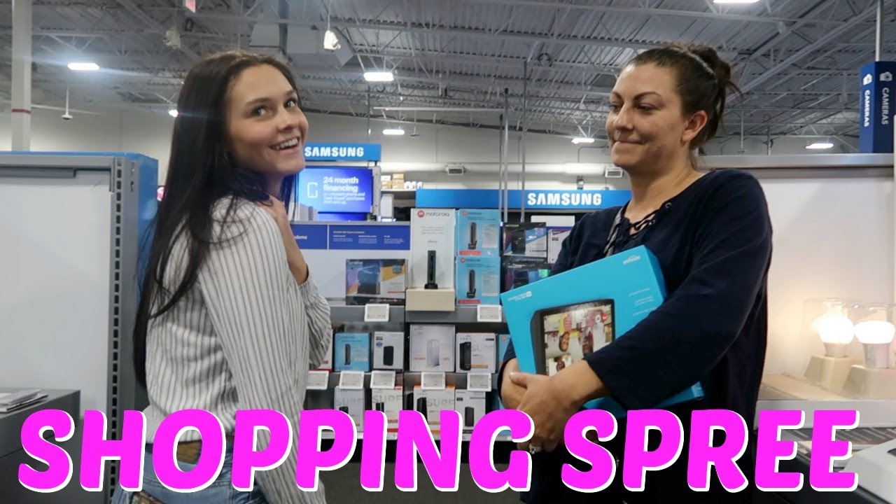 BEST BUY SHOPPING SPREE! EMMA AND ELLIE