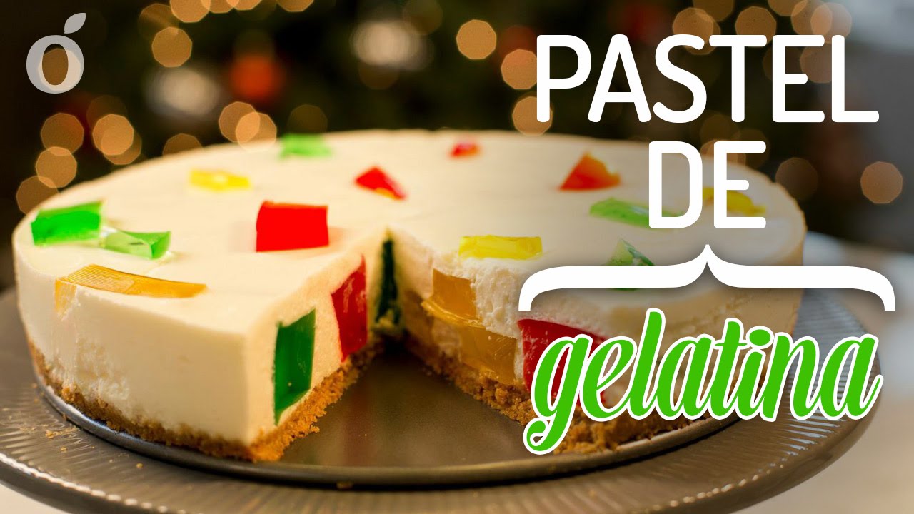 PASTEL DE GELATINA MOSAICO | JELLY CAKE | Kiwilim&oacute;n