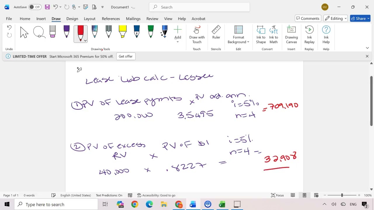 Chapter 15 - Comprehensive Residual Value Problem: Lessee