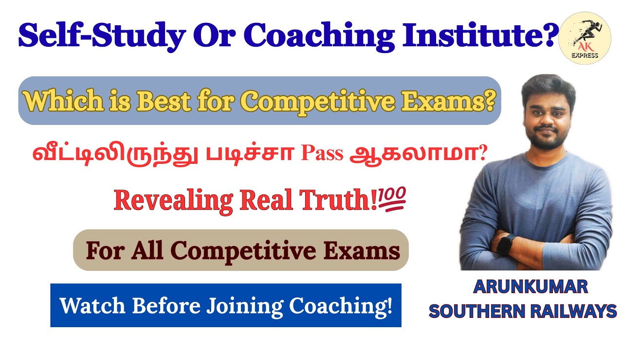 Coaching vs Self-Study: Which is BEST? | What REALLY Works? | Must Watch video💯