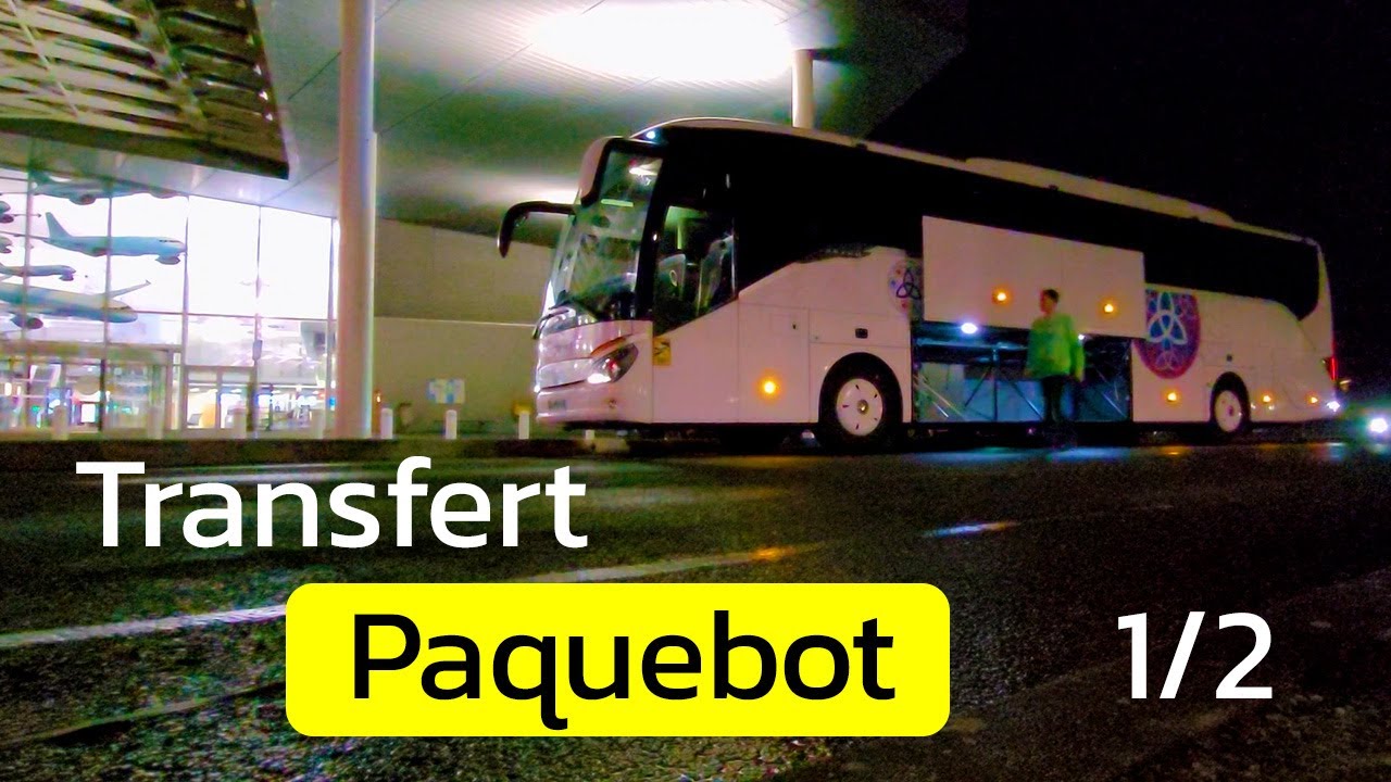 Je Transporte des Clients pour un Chantier de Paquebot de Croisière