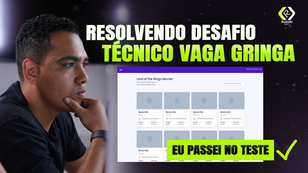 Resolvendo Desafio técnico para vaga na Gringa