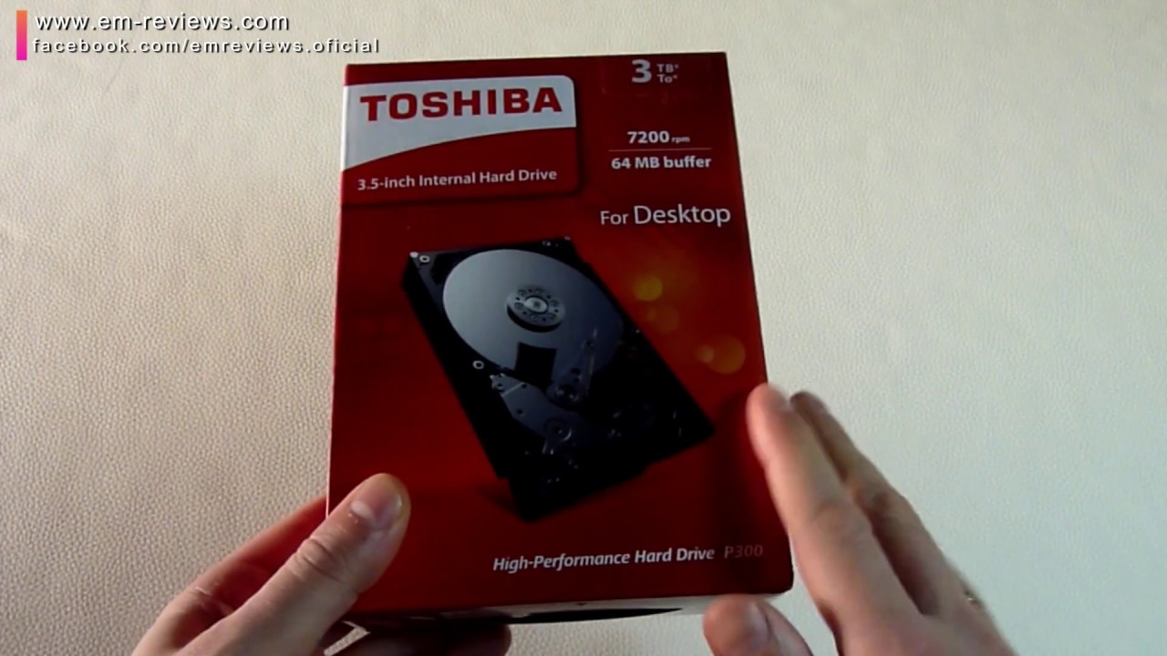 Toshiba P300 Disco Duro Interno de 3 TB HDD 7200 rpm SATA | UnBoxing Review en Español