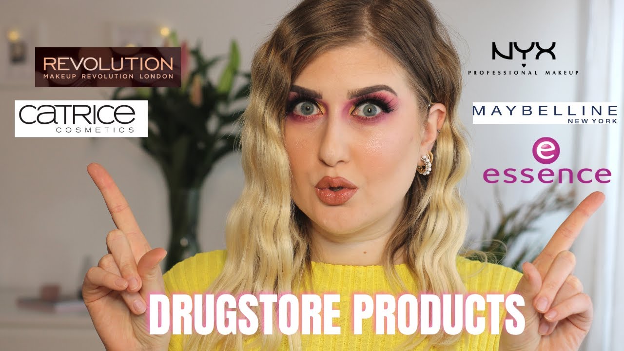 FULL FACE ONLY USING  DRUGSTORE PRODUCTS | Old Favourites and New Treasures.