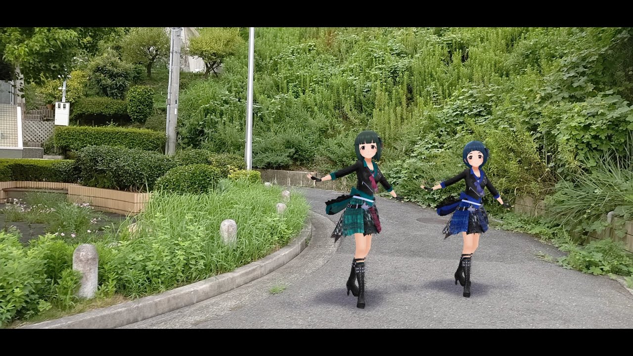 【デレステAR　015】丹羽仁美　岡崎泰葉　［横　固定カメラ］