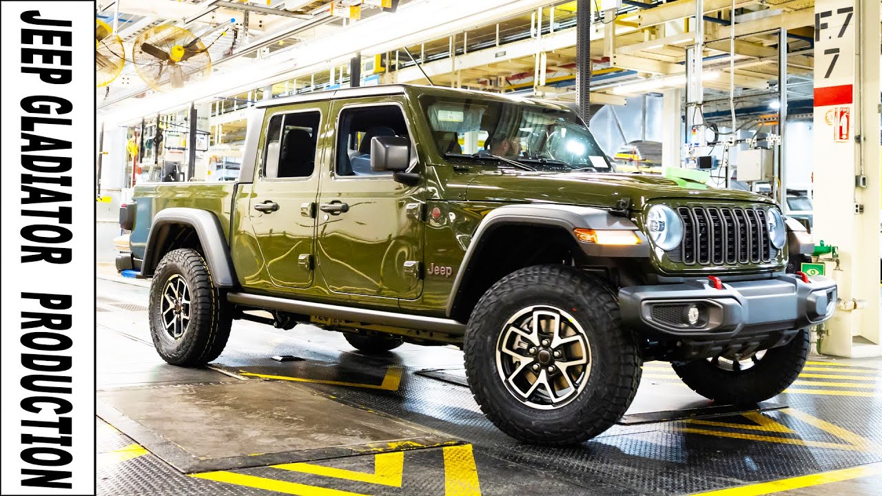 How They Build New Jeep Gladiator in USA Factory &ndash; Final assembly