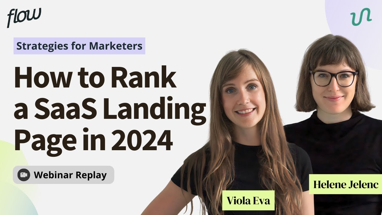 How To Rank A SaaS Landing Page | Flow Agency