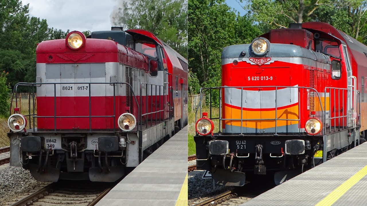 PKP Władysławowo | Rozruch dw&oacute;ch spalinowoz&oacute;w Polregio | SM42-349 i SU42-521