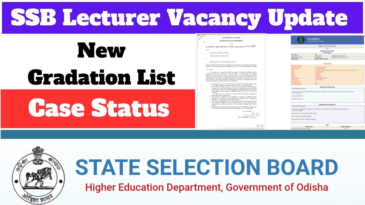SSB Lecturer Vacancy Update II New Gradation List of Readers 2026 #ssblecturer #ssbpgt 