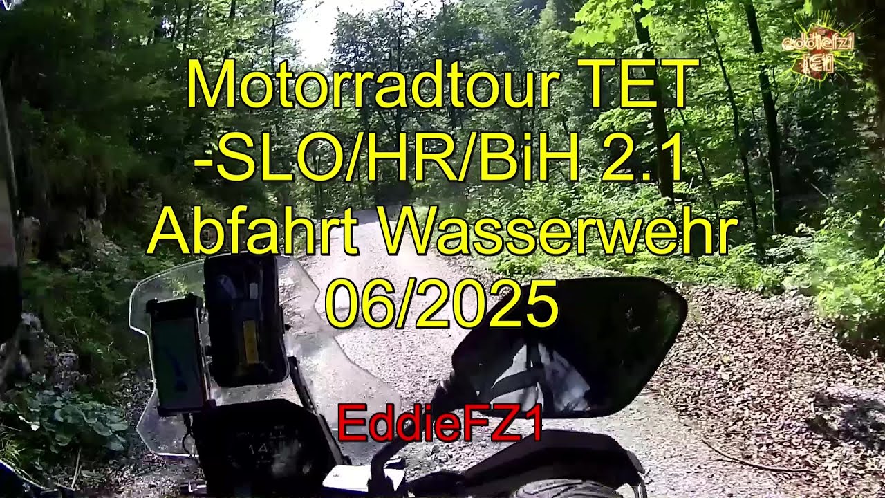 Motorradtour TET - SLO/HR/BiH 2.1 Abfahrt Wasserwehr 06/2025