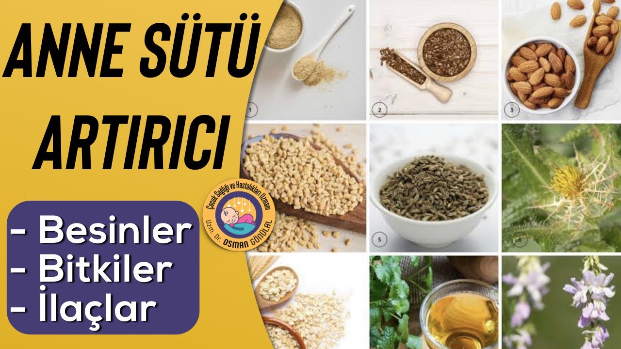 Anne Sütü Artırıcı Yiyecekler (Ne zaman, Kimlere, Gıda, İlaç, Çaylar, Galaktagog...)