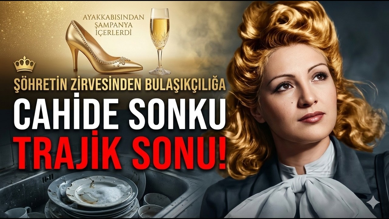 Şöhretin Zirvesinden Bulaşıkçılığa İlk Kadın Aktris ve Yönetmen Cahide Sonku'nun Trajik Sonu!