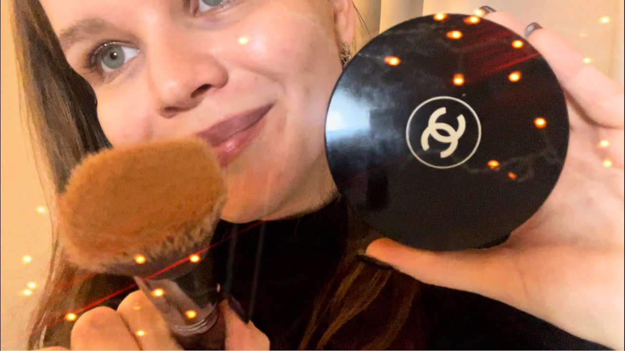Asmr | Contouring You ✨ Semi Inaudible , Mouth Sounds, Hand Movements , Brush , Slow to Fast💭